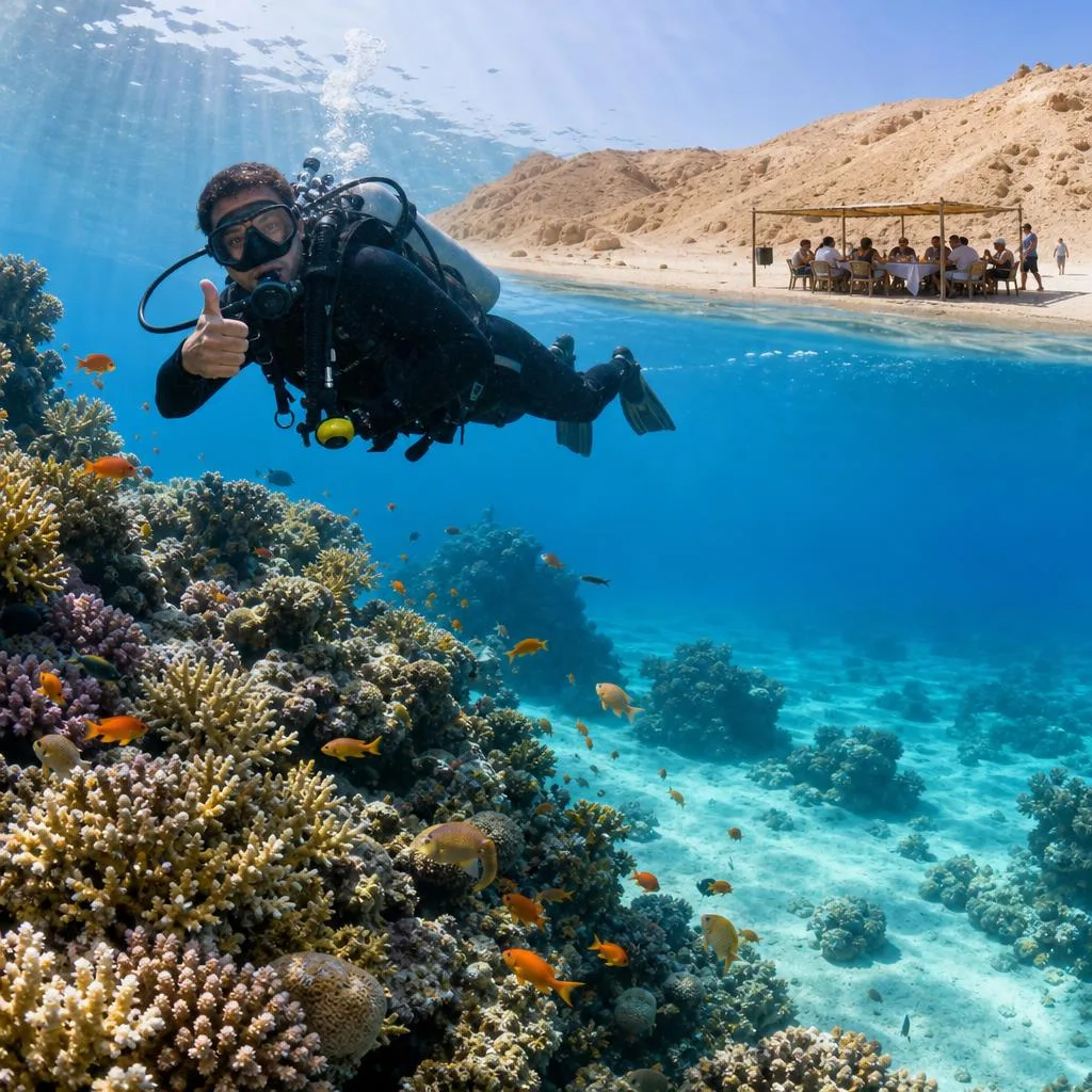 Magawish Island Dive & Dine Tour