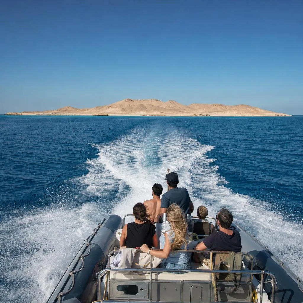 High-Speed Sea Taxi Tour to Magawish Island